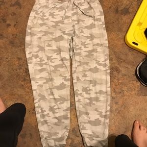 White camo pants